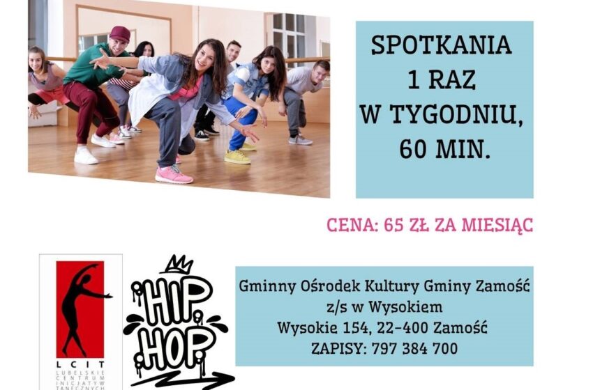  Hip Hop ZAPISY! Start 4.10.2023